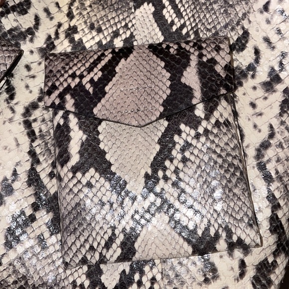 Allsaints Silver Snake Backpack